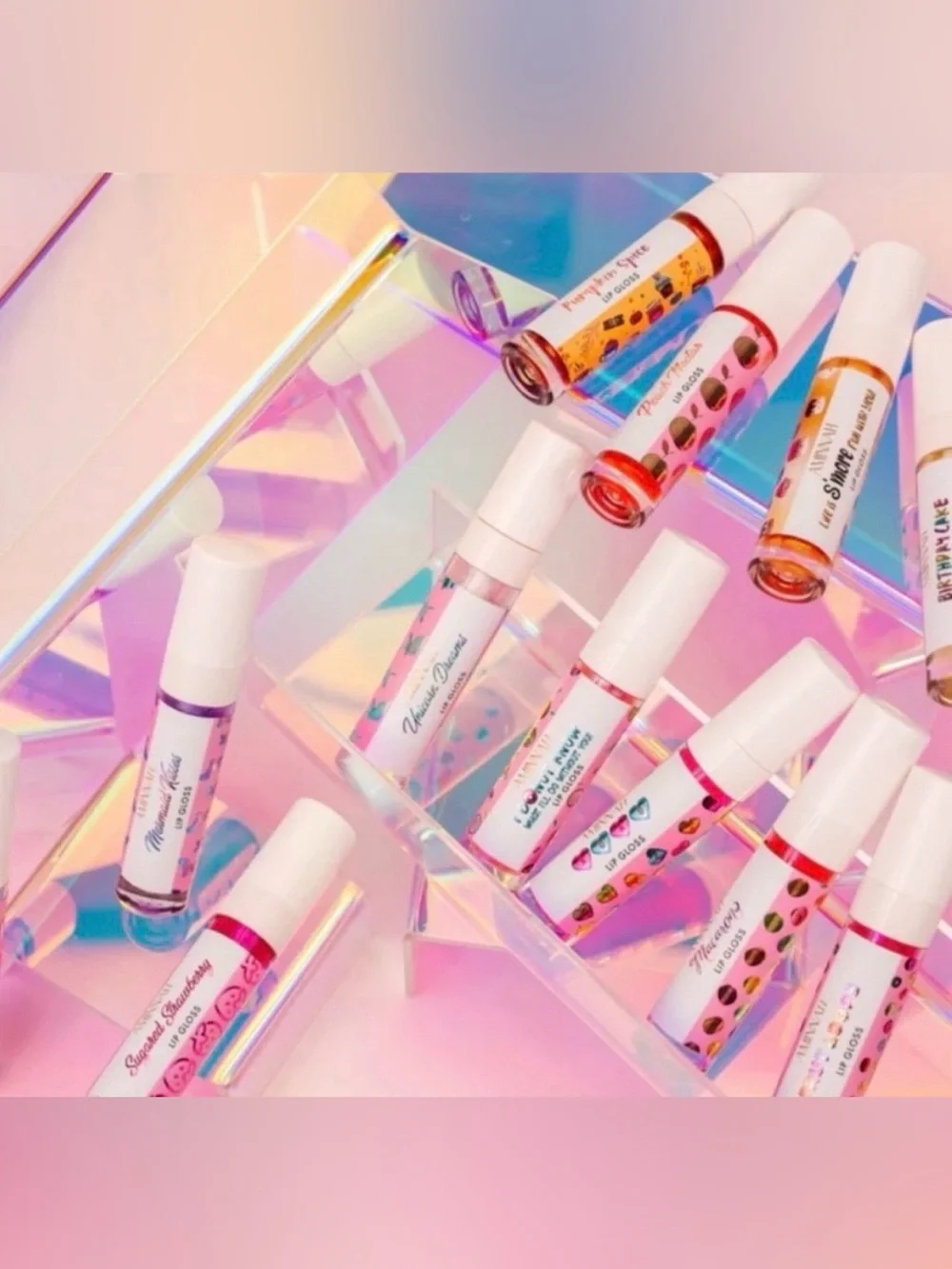 Aminnah Sugared Strawberry Lip Gloss — Hard To Find NEW